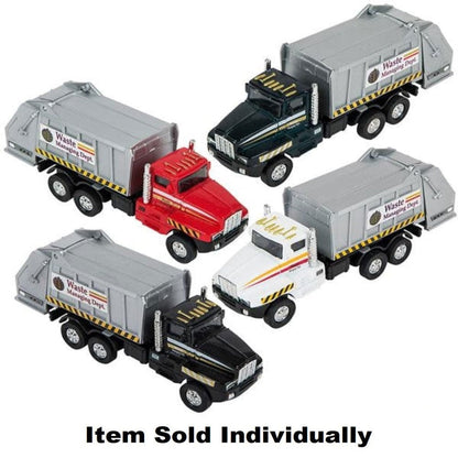 US Toy Pullback Vehicles Die-Cast Pull Back Garbage Trucks (Assorted Styles)