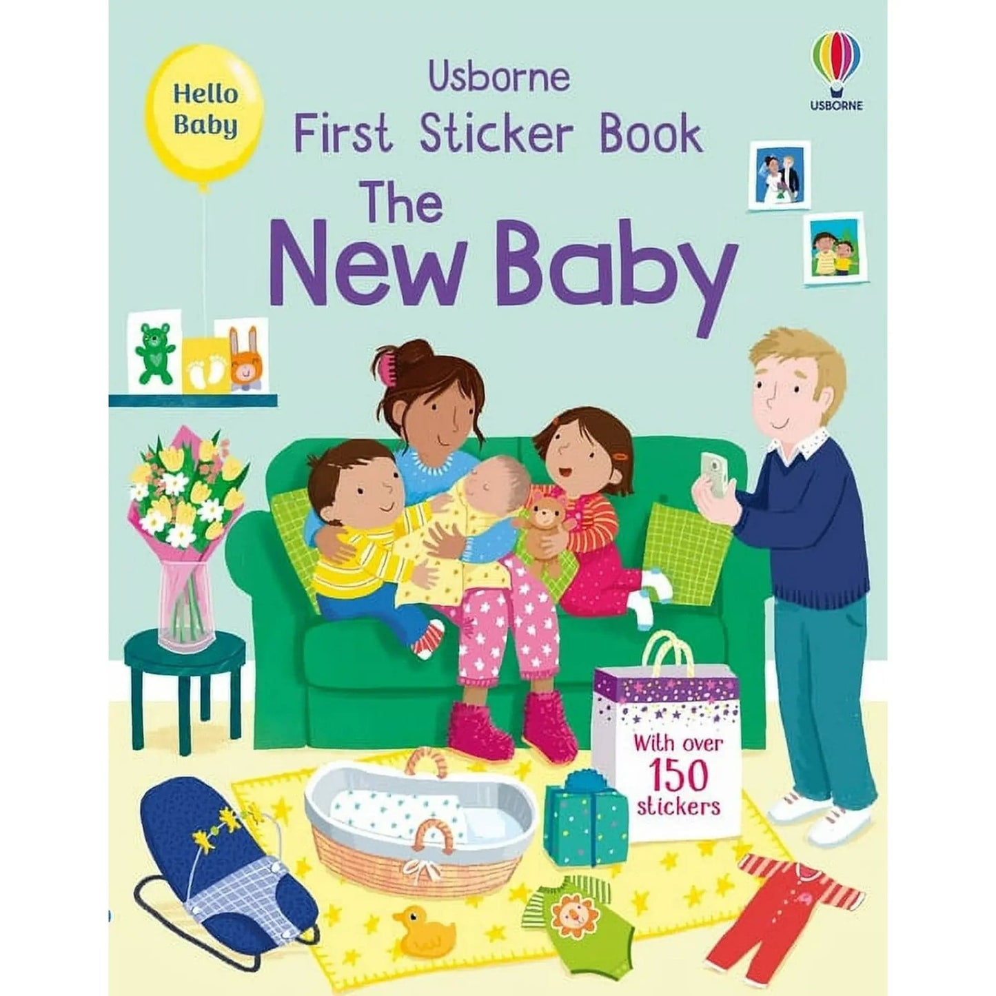 Usborne Activity Books Default First Sticker Book - The New Baby