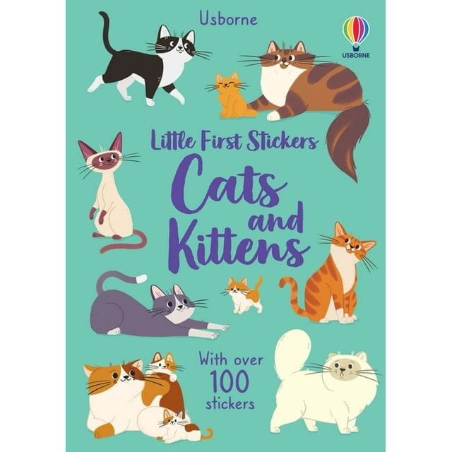 Usborne Activity Books Default Little First Stickers - Cats and Kittens