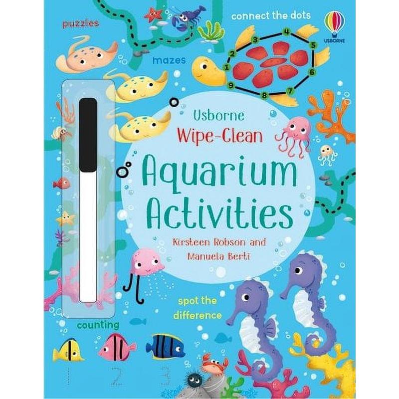 Usborne Activity Books Default Wipe Clean - Aquarium Activities