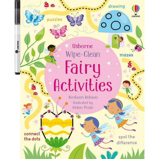 Usborne Activity Books Default Wipe Clean - Fairy Activities