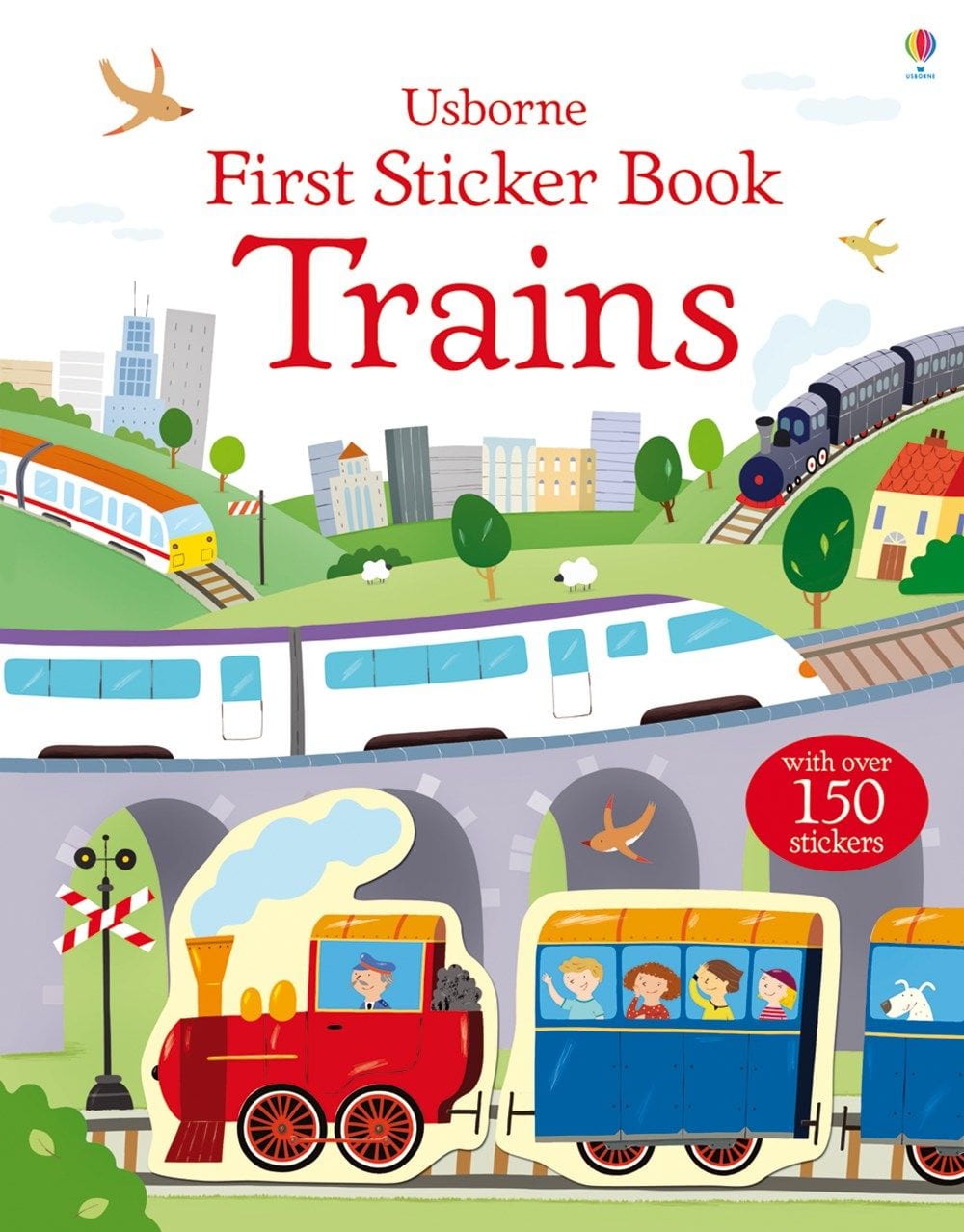 Usborne Activity Books First Sticker Book Trains