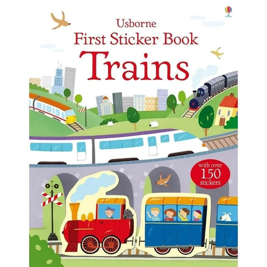 Usborne Activity Books First Sticker Book Trains