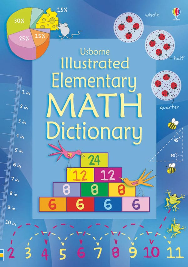 Usborne Activity Books Illustrated Elementary Math Dictionary