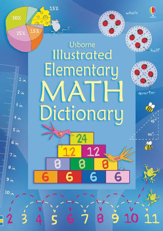 Usborne Activity Books Illustrated Elementary Math Dictionary