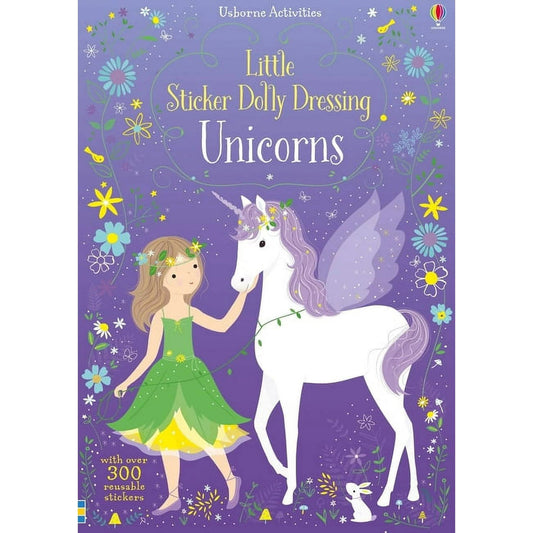 Usborne Activity Books Little Sticker Dolly Dressing - Unicorns