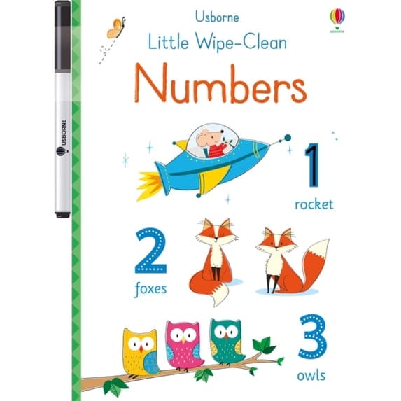Usborne Activity Books Little Wipe-Clean Numbers