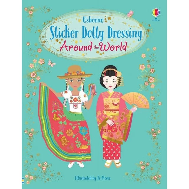 Usborne Activity Books Sticker Dolly Dressing Around the World