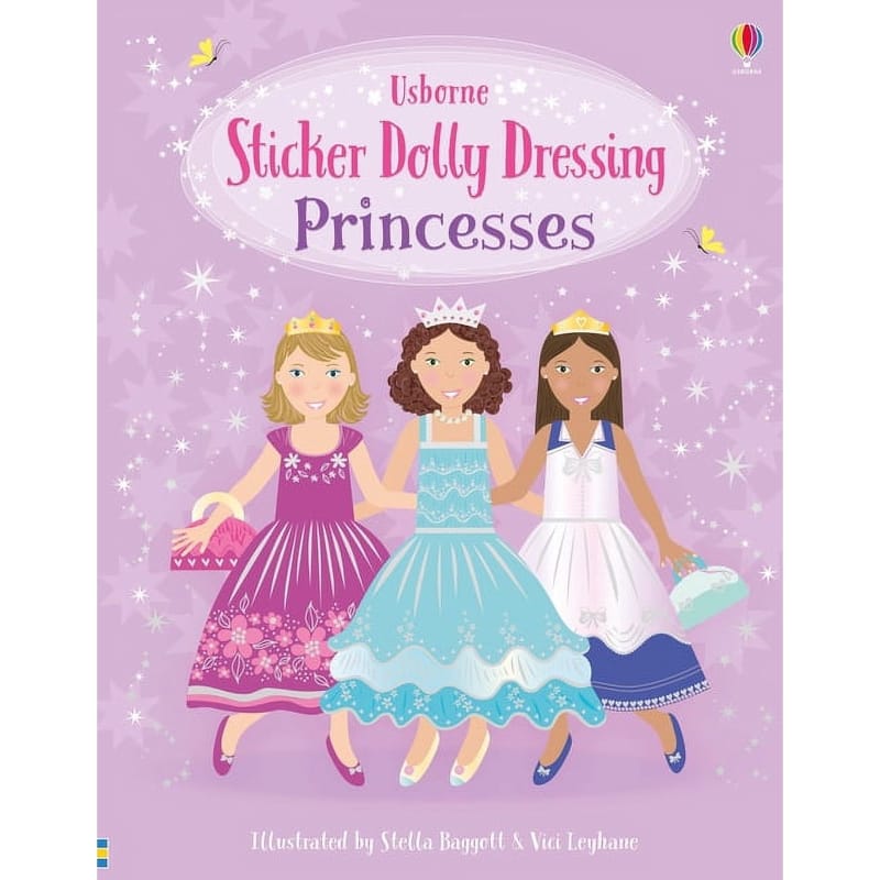 Usborne Activity Books Sticker Dolly Dressing Princesses