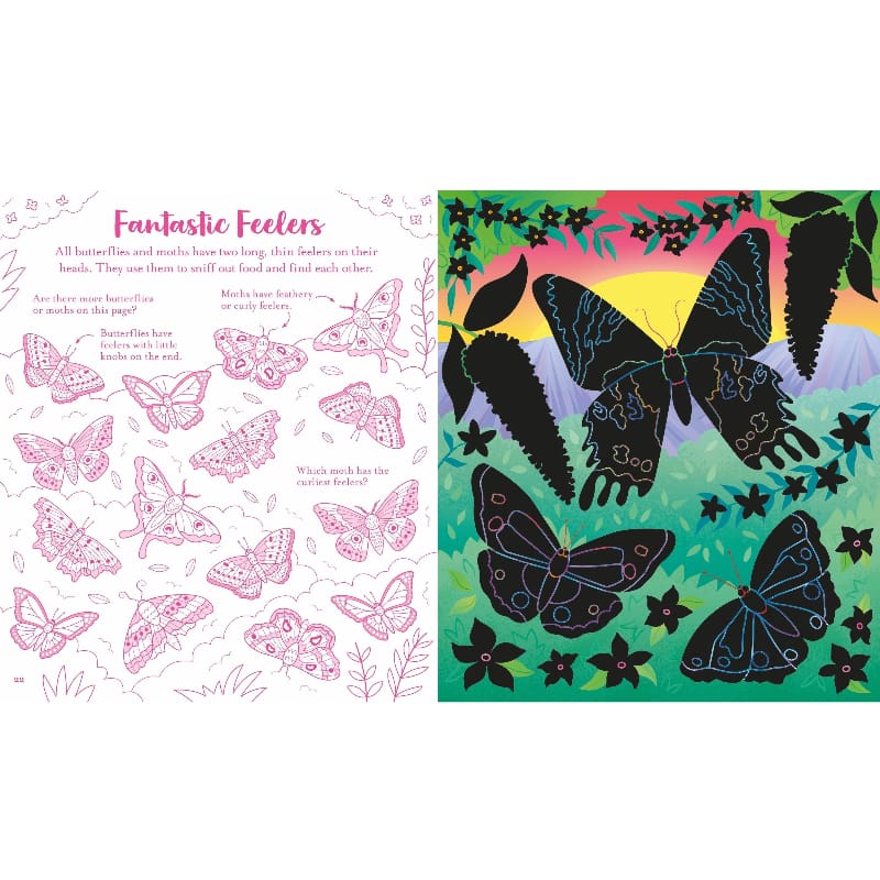 Usborne Activity Books Usborne Scratch Activities Butterflies