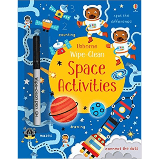 Usborne Activity Books Wipe Clean - Space Activities
