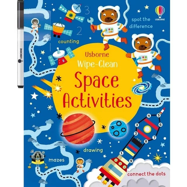 Usborne Activity Books Wipe Clean - Space Activities