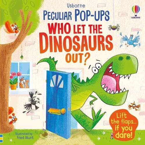 Usborne Pop Up Books Default Who Let The Dinosaurs Out? Pop up Book
