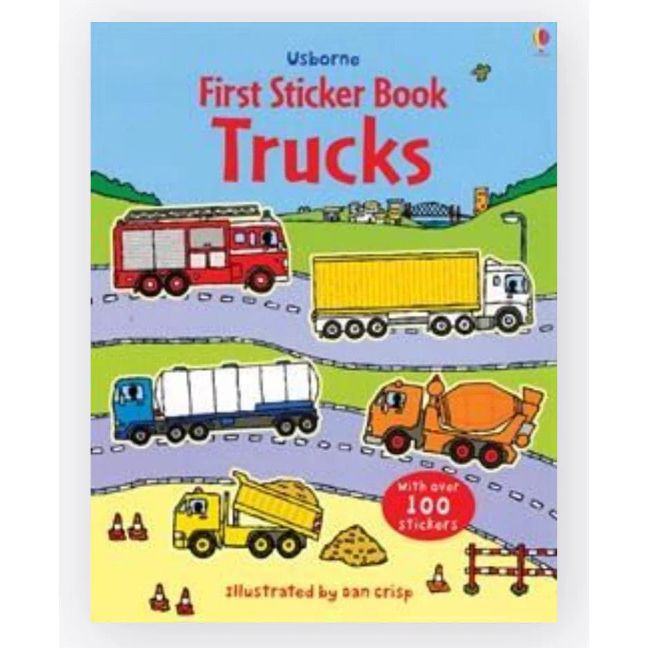 Usborne Sticker Books First Sticker Book Trucks