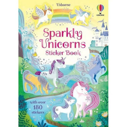 Usborne Sticker Books Sparkly Unicorns Sticker Book