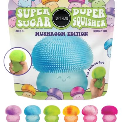 Super Duper Squisher - Mushroom (Assorted Colors)