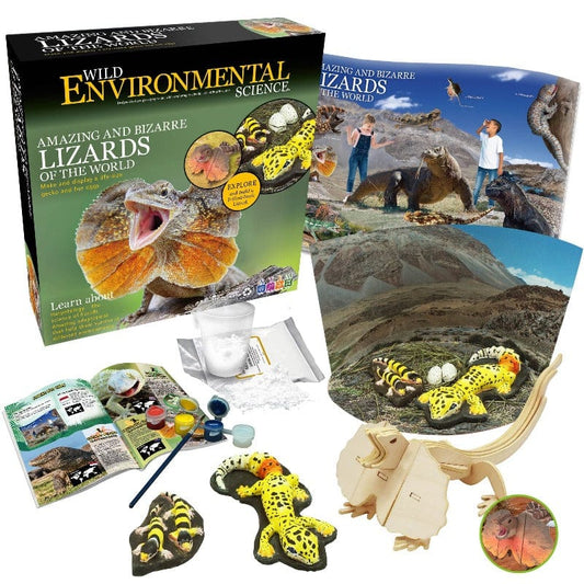 Wild Environmental Science STEM Toys Wild Environmental Science: Amazing and Bizarre Lizards of the World