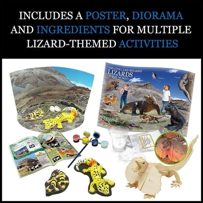 Wild! Science STEM Toys Wild Environmental Science: Amazing and Bizarre Lizards of the World