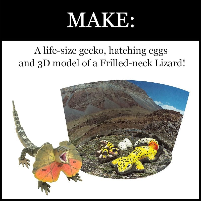 Wild! Science STEM Toys Wild Environmental Science: Amazing and Bizarre Lizards of the World