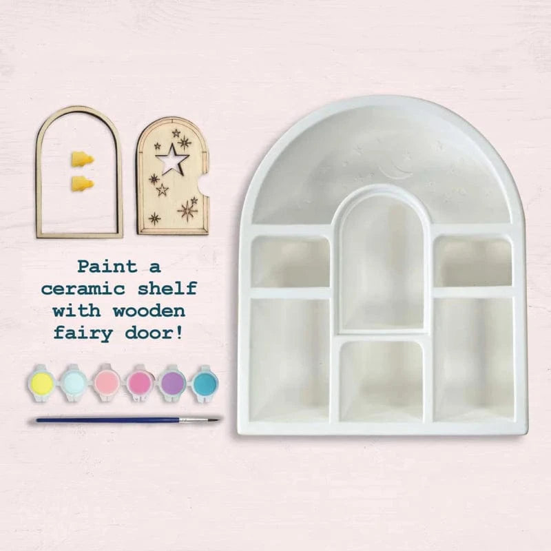 Wish Craft Coloring & Painting Kits Paint A Curio Shelf