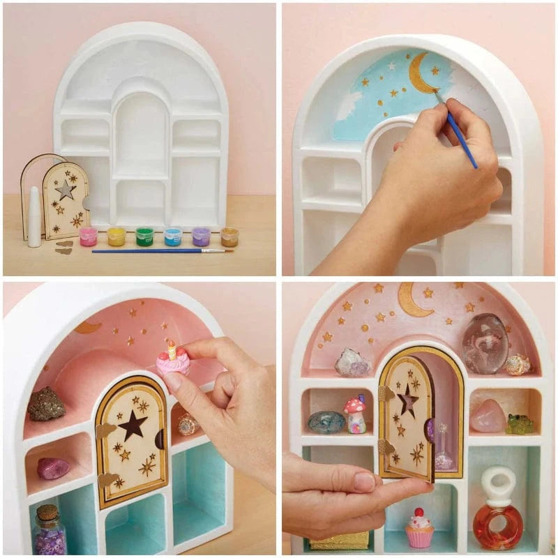 Wish Craft Coloring & Painting Kits Paint A Curio Shelf