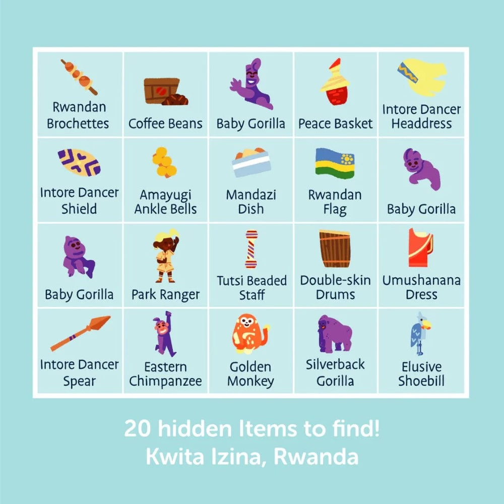 Womple Studios Floor Puzzles Default Seek-N-Find Puzzle: Rwanda Kwita Izina Festival 64 Piece