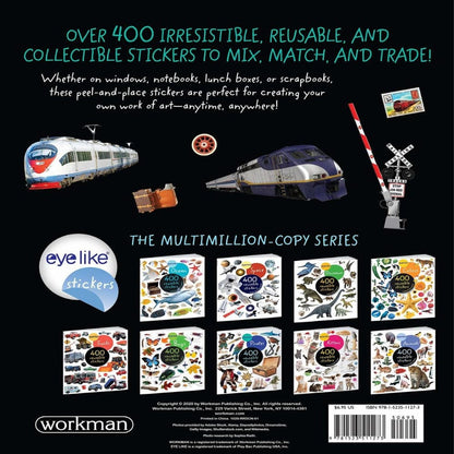 Workman Publishing Co Sticker Books Eyelike Stickers: Trains