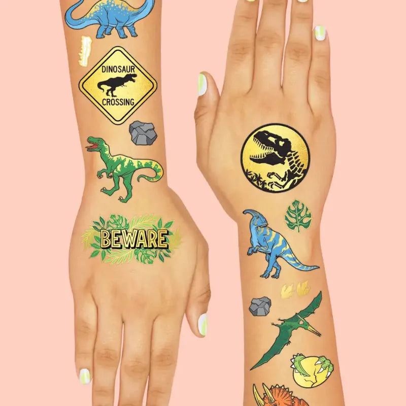 xo Fetti Dinosaur Temporary Tattoos
