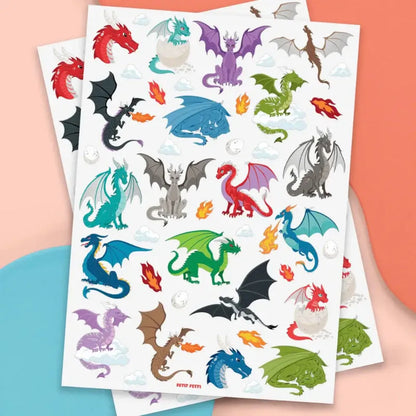 xo Fetti Dragon Temporary Foil Tattoos