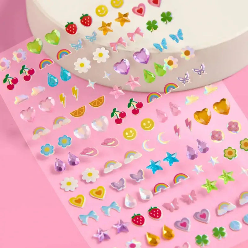 xo Fetti Rainbow Stick On Earrings