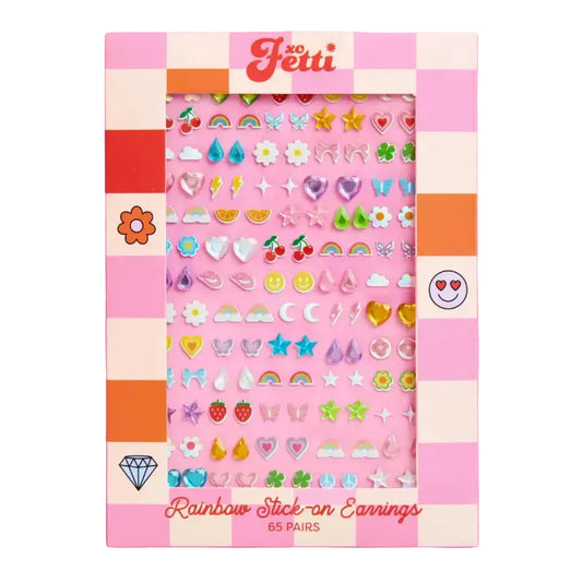 xo Fetti Rainbow Stick On Earrings