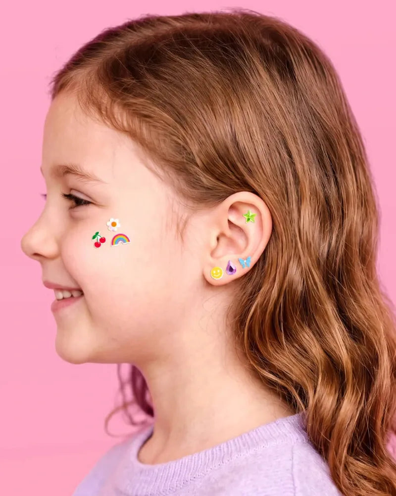 xo Fetti Rainbow Stick On Earrings