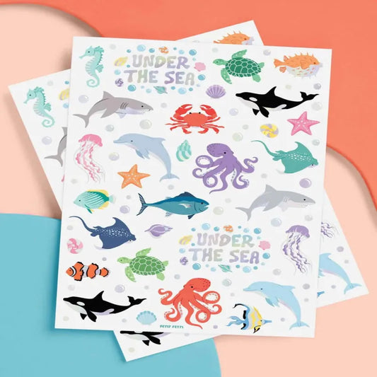 xo Fetti Temporary Tattoos Under the Sea Temporary Tattoos