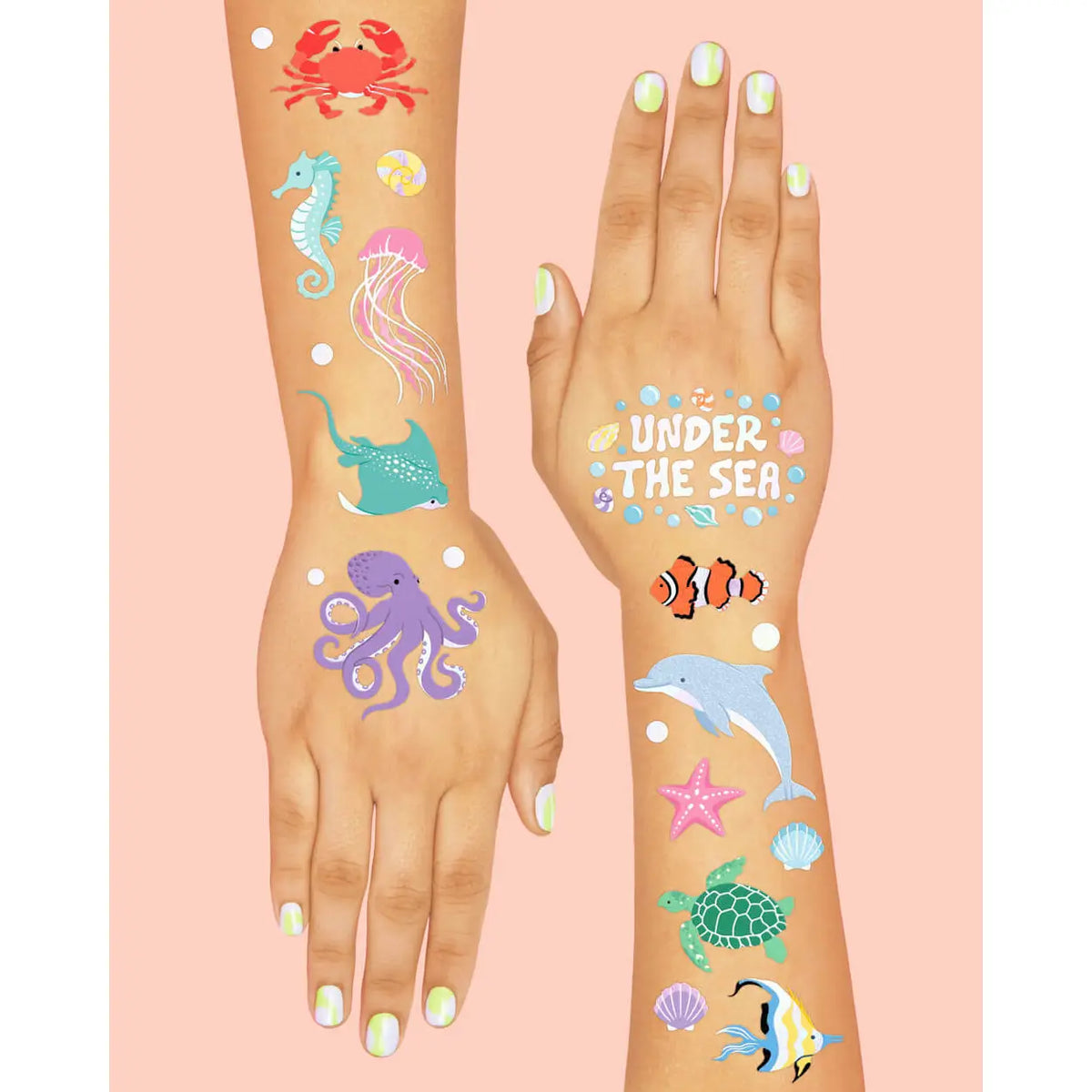 xo Fetti Under the Sea Temporary Tattoos
