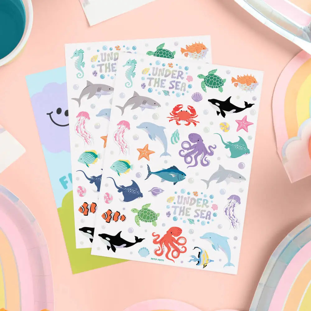xo Fetti Under the Sea Temporary Tattoos