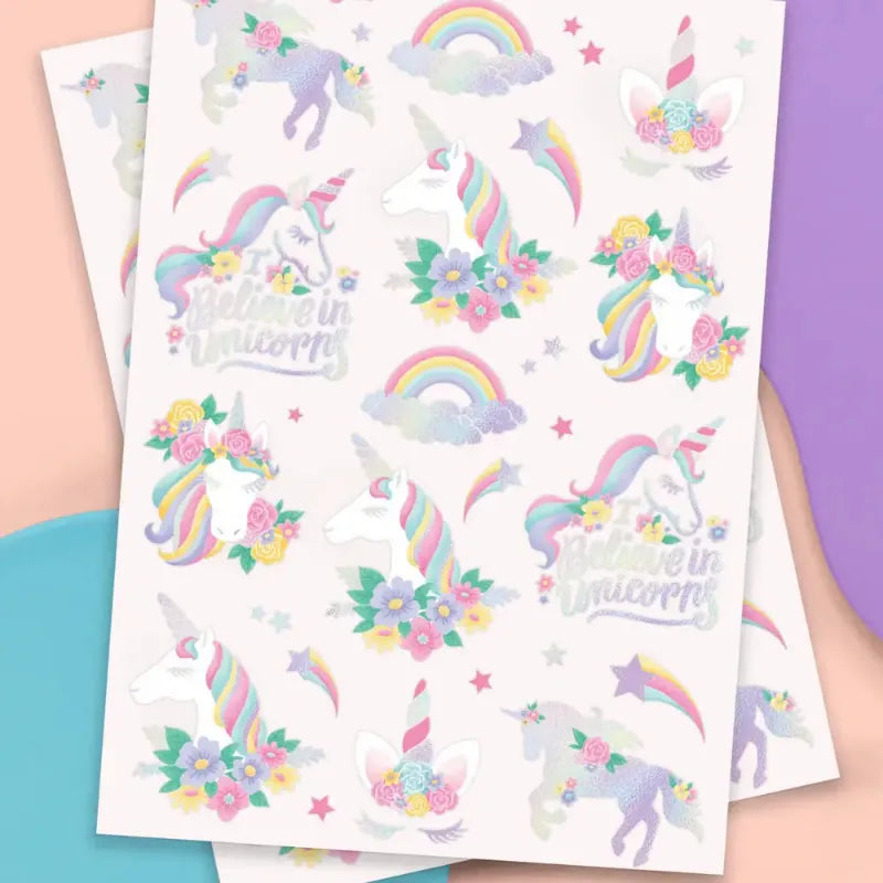 xo Fetti Unicorn Temporary Foil Tattoos